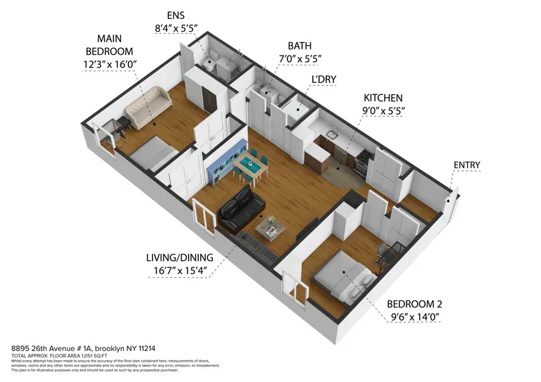 8895 26th Avenue, 1A | floorplan | View 20