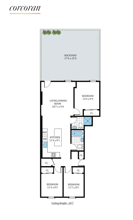 53 Kent Avenue, GARDEN | floorplan | View 9