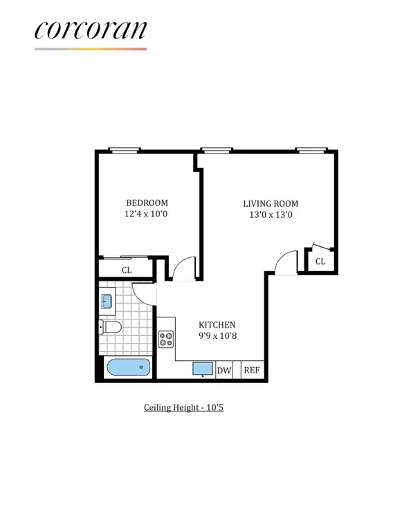 53 Kent Avenue, 2R | floorplan | View 5