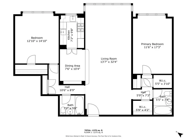 45 Sutton Place South, 2C | floorplan | View 8