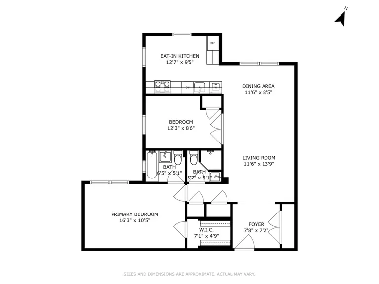 9511 Shore Road, 607 | floorplan | View 12