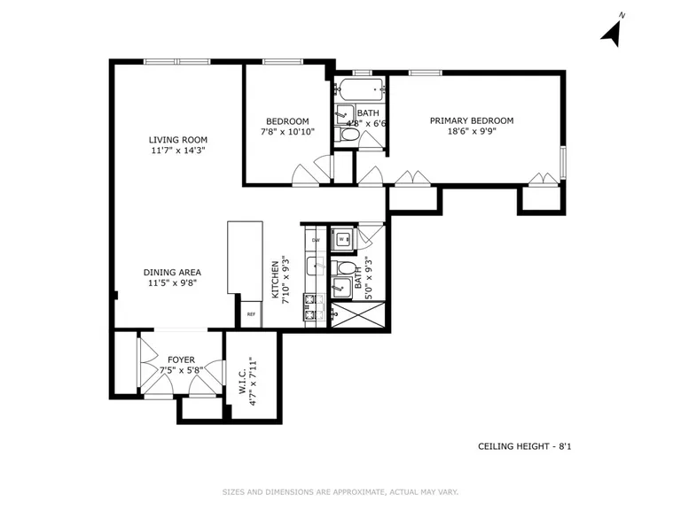 9511 Shore Road, 509 | floorplan | View 13