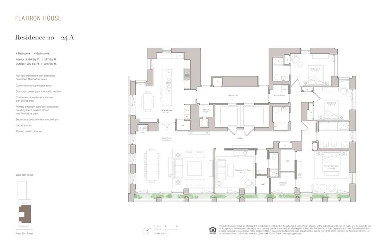 39 West 23rd Street, 20A | floorplan | View 15