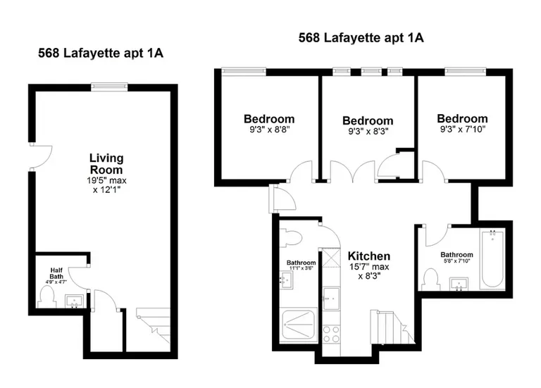 568 Lafayette Avenue, 1A | floorplan | View 14