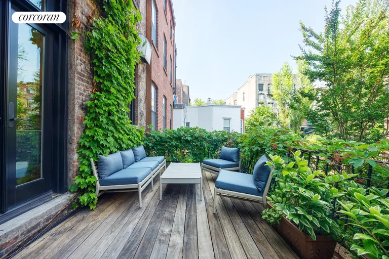 New York City Real Estate | View 224 Clinton Street | Deck off Parlor | View 9