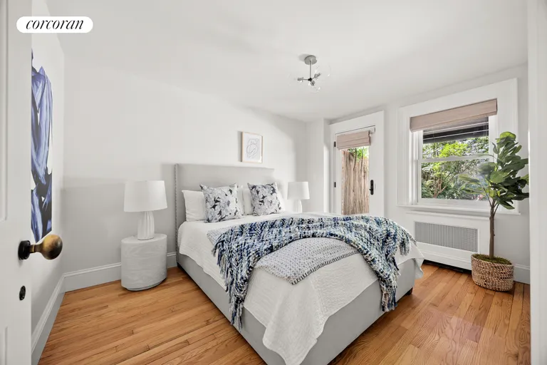 New York City Real Estate | View 224 Clinton Street | Garden Level Bedroom | View 22