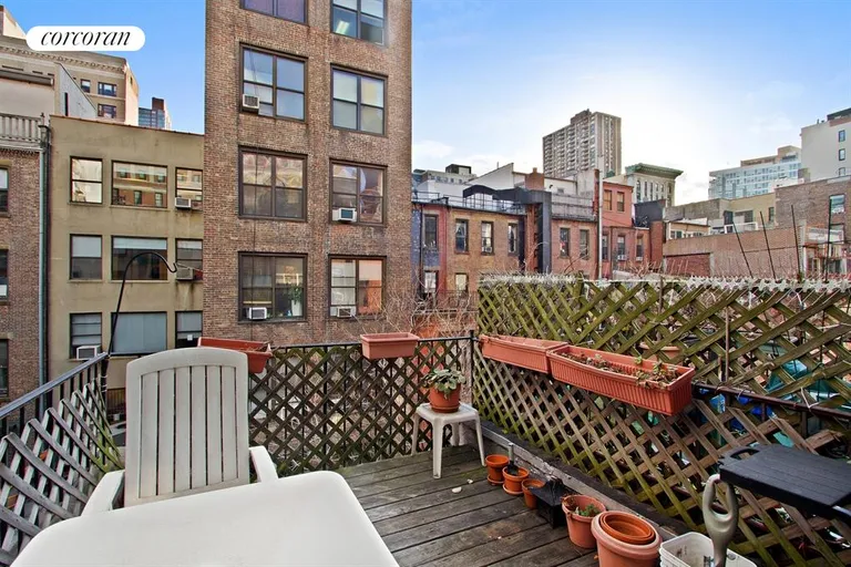 New York City Real Estate | View 132 West 73rd Street, 4R | Roof Deck | View 4