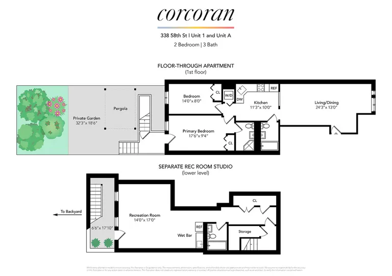 338 58th Street, 1 | floorplan | View 11