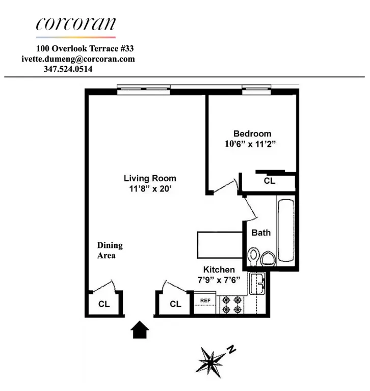 100 Overlook Terrace, 33 | floorplan | View 5