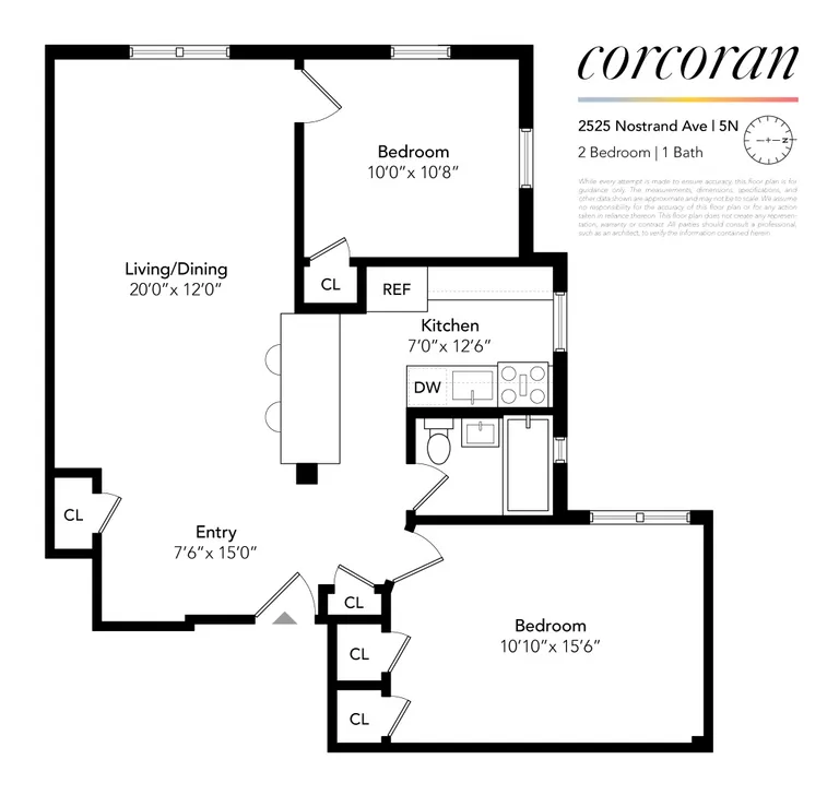 2525 Nostrand Avenue, 5N | floorplan | View 7