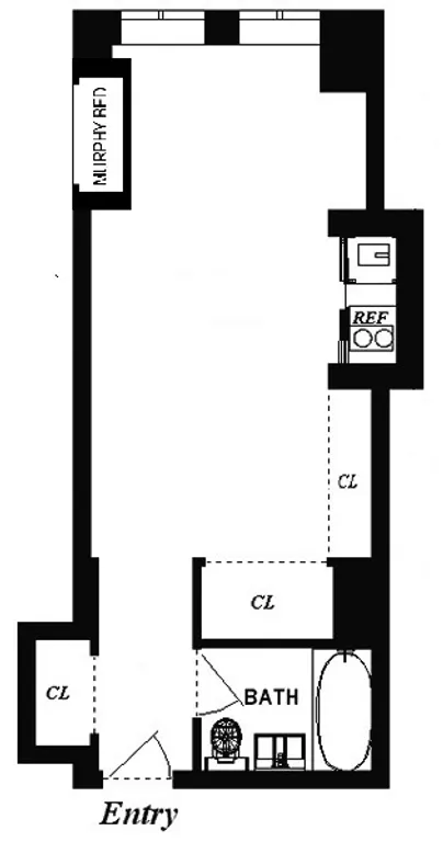 45 Tudor City Place, 919 | floorplan | View 5