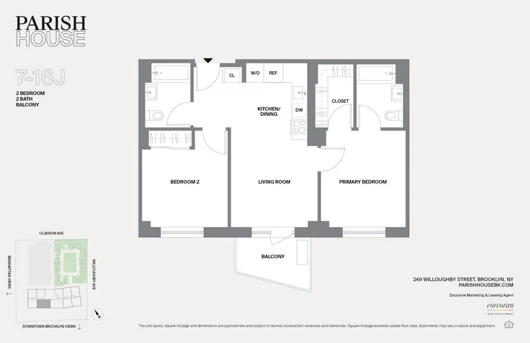 249 Willoughby Avenue, 11J | floorplan | View 32