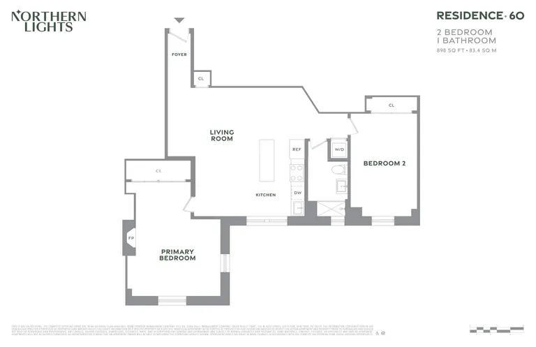 148-09 Northern Boulevard, 6O | floorplan | View 13