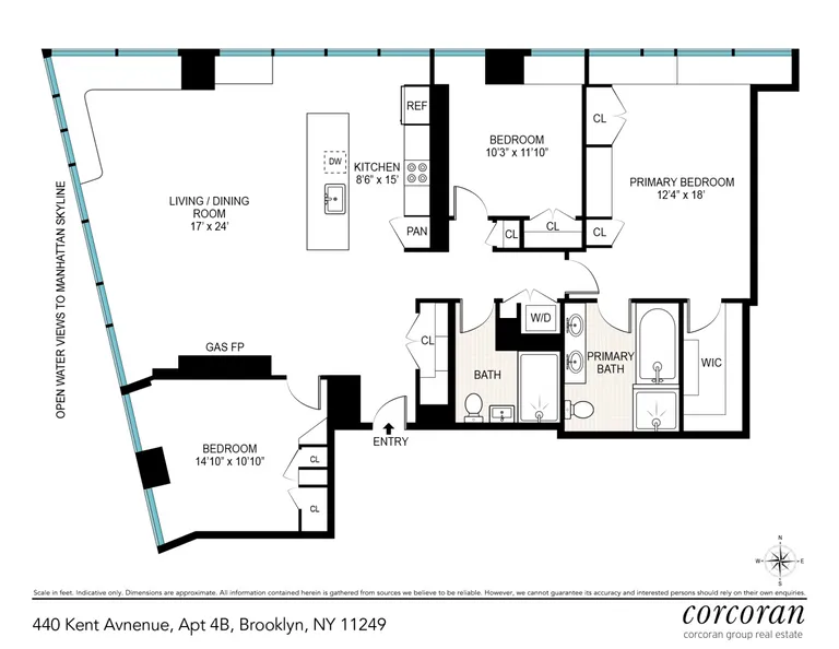 440 Kent Avenue, 4B | floorplan | View 11