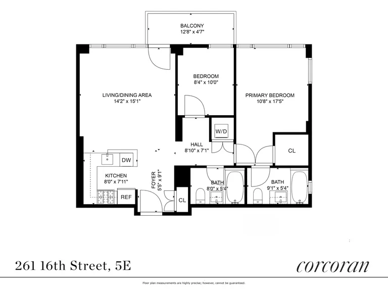 162 16th Street, 5E | floorplan | View 17