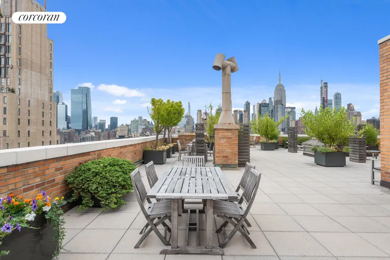 New York City Real Estate | View 161 West 16th Street, 9C | Roof Deck | View 9