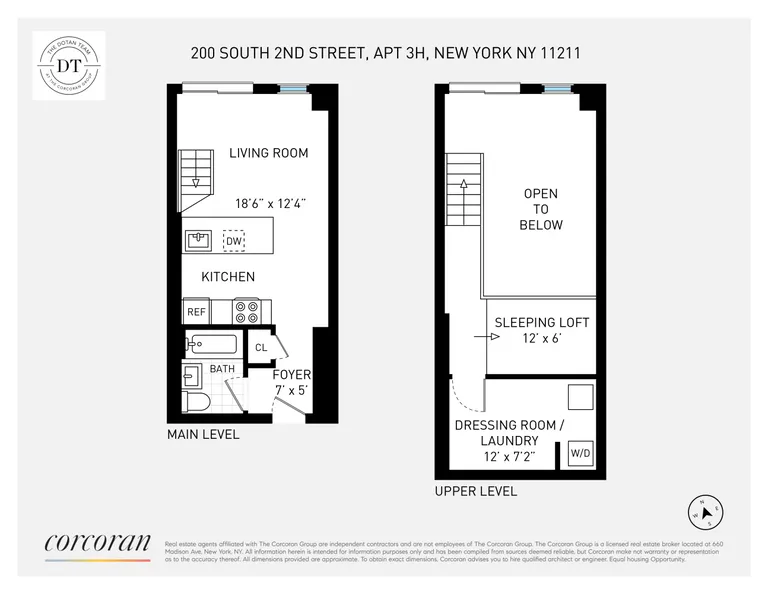 200 South 2nd Street, 3H | floorplan | View 10