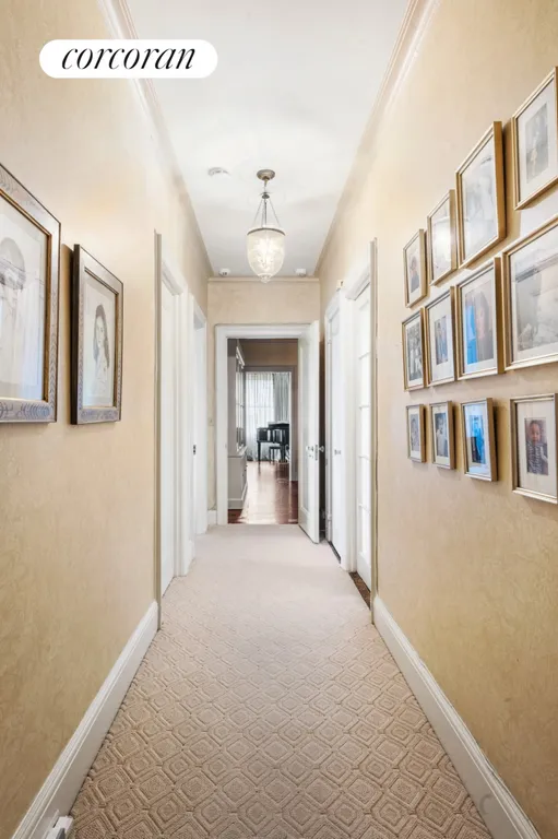 New York City Real Estate | View 920 Fifth Avenue, 8A | Hallway to private quarters | View 8