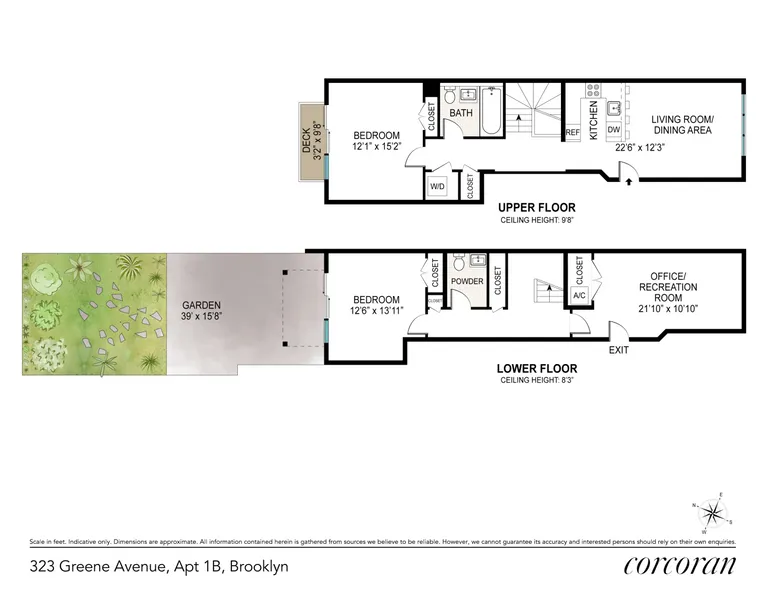 323 Greene Avenue, 1B | floorplan | View 17