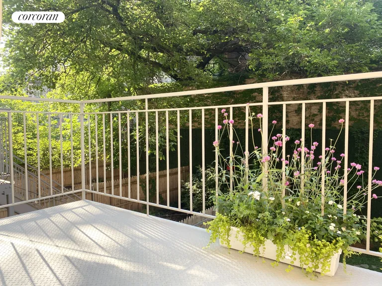 New York City Real Estate | View 323 Greene Avenue, 1B | Deck off of Primary Bedroom | View 7