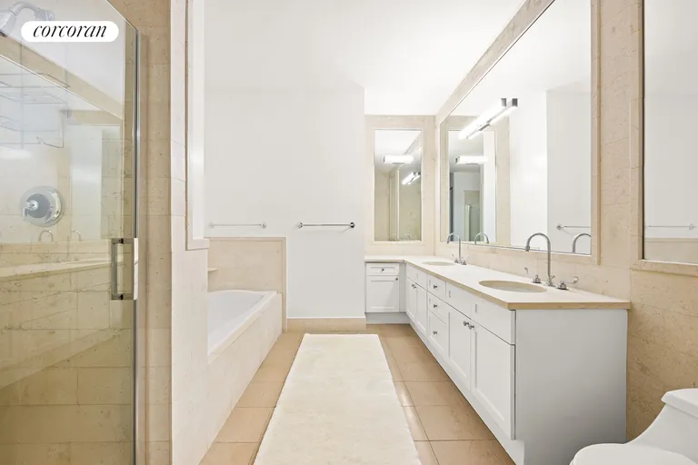 New York City Real Estate | View 252 Seventh Avenue, 7A | Primary Bathroom | View 6