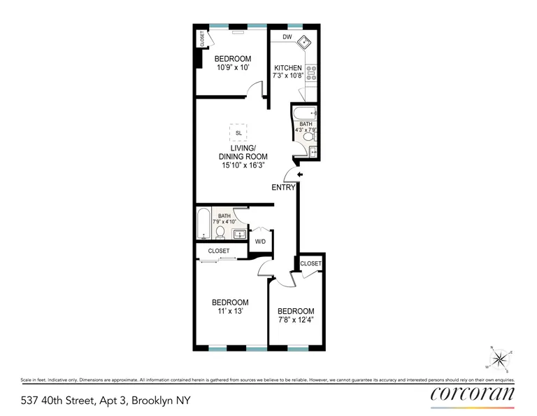 537 40th Street, 2 | floorplan | View 9