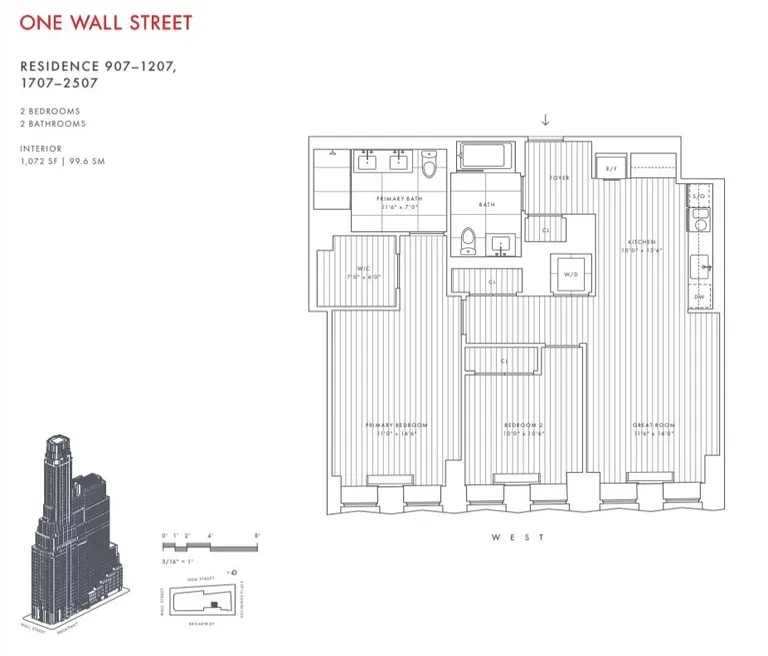 1 Wall Street, 2007 | floorplan | View 35