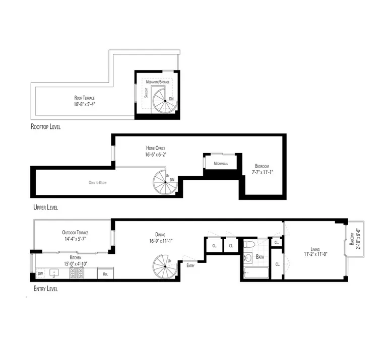 158 Manhattan Avenue, 4A | floorplan | View 13