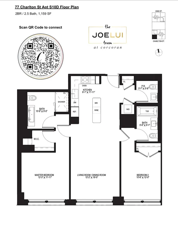 77 Charlton Street, S10D | floorplan | View 25