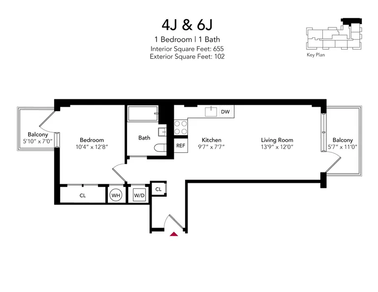 27-09 40th Avenue, 6J | floorplan | View 6