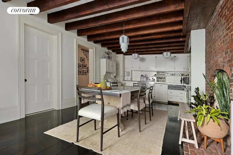 New York City Real Estate | View 29 Bethune Street, 1 | Dining Room / Kitchen | View 8