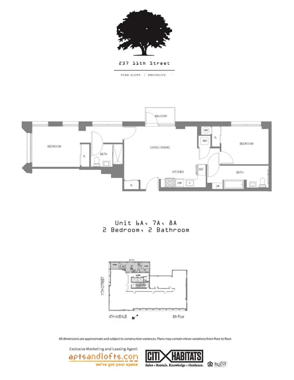 237 11th Street, 6A | floorplan | View 16