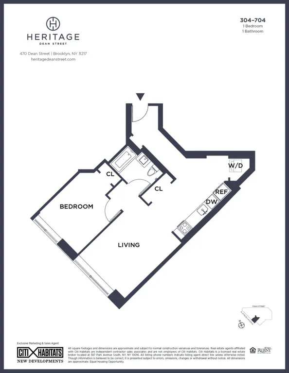 470 Dean Street, 304 | floorplan | View 9