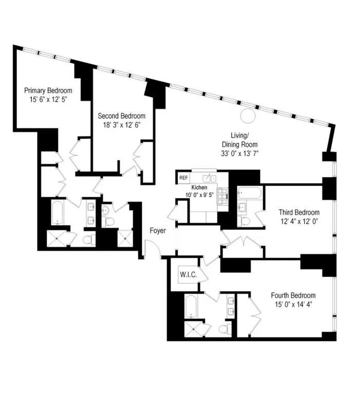 10 West Street, 24A | floorplan | View 14