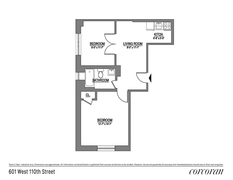 2841 Broadway, 6L1 | floorplan | View 5