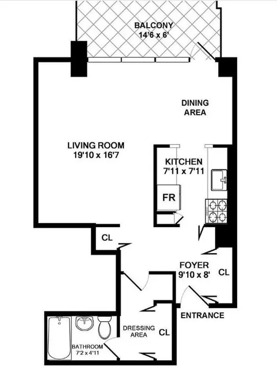 75 Henry Street, 28D | floorplan | View 12