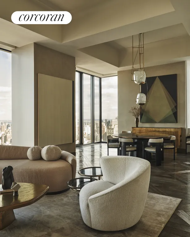 New York City Real Estate | View 111 West 57th Street, 50 | Living Room | View 3