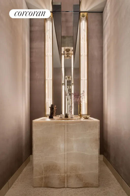 New York City Real Estate | View 111 West 57th Street, 50 | Powder Room | View 7