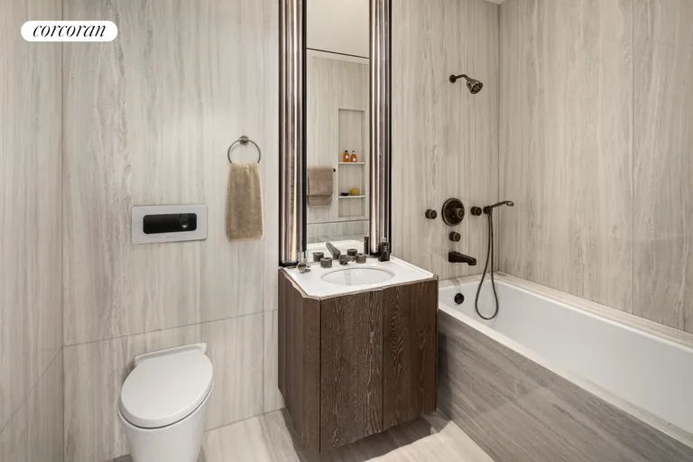 New York City Real Estate | View 111 West 57th Street, 50 | Full Bathroom | View 12