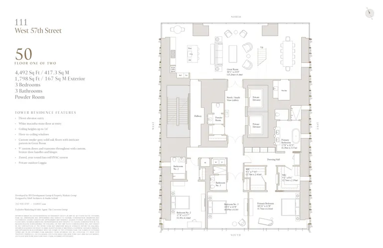111 West 57th Street, 50 | floorplan | View 29