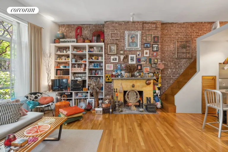 New York City Real Estate | View 312 West 107th Street, 2A | Wood Burning Fireplace | View 2