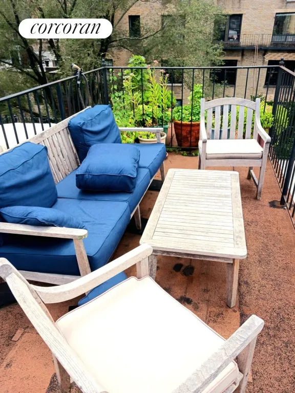 New York City Real Estate | View 312 West 107th Street, 2A | Seating area for roof deck | View 11