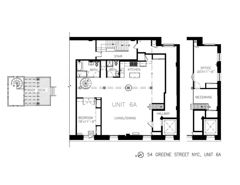 54 Greene Street, PH6A | floorplan | View 14