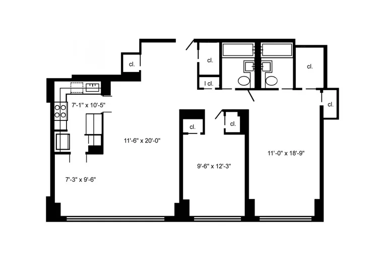 230 East 79th Street, 6C | floorplan | View 9