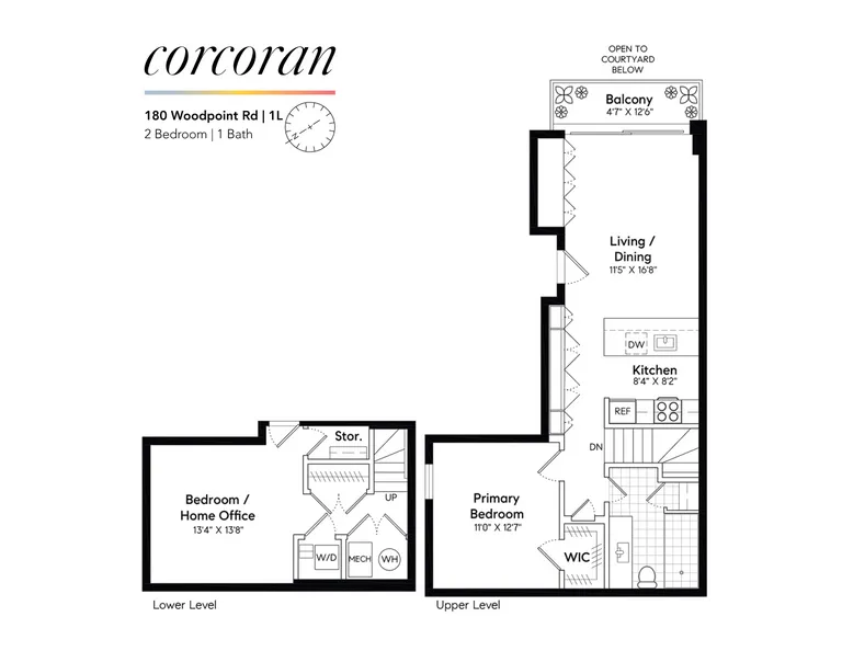 180 Woodpoint Road, 1L | floorplan | View 7