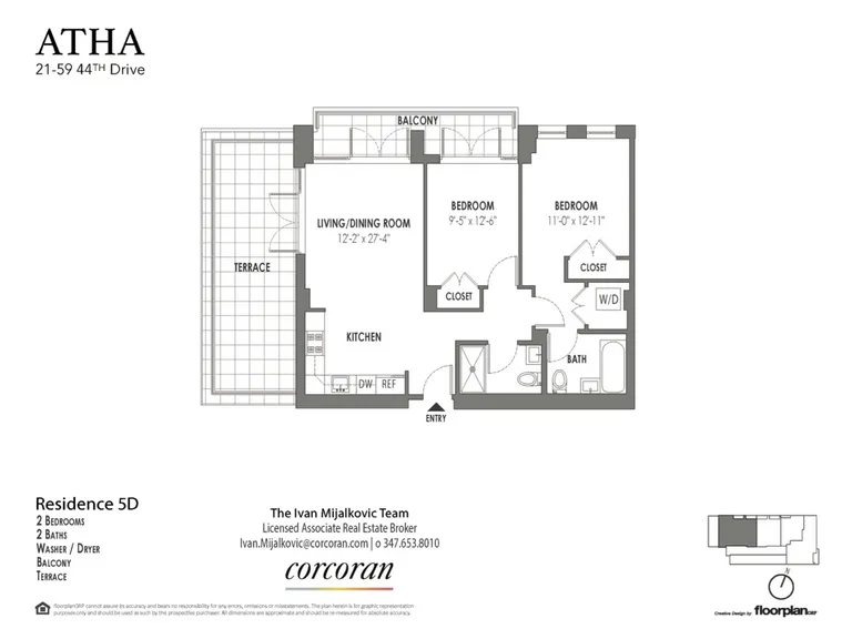 21-59 44th Drive, 5D | floorplan | View 22