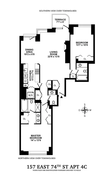 157 East 74th Street, 4C | floorplan | View 6