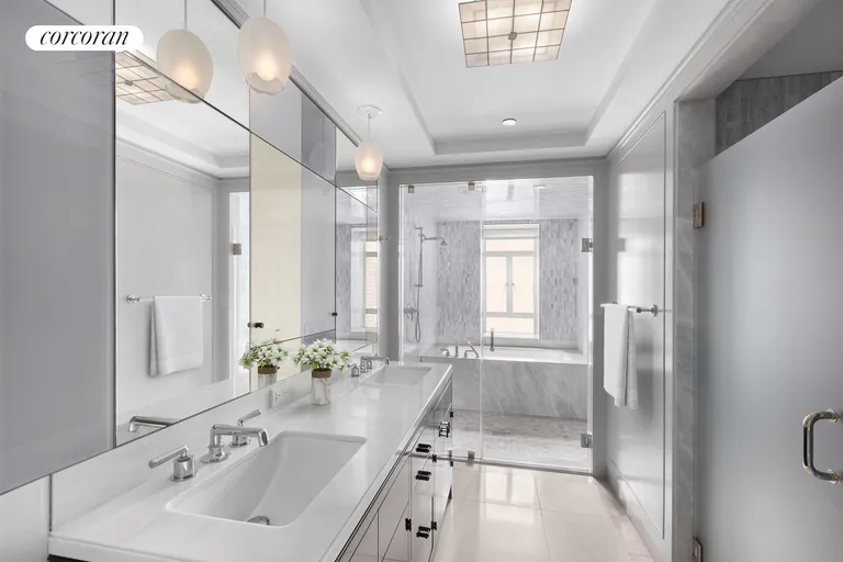 New York City Real Estate | View 21 East 61st Street, 10B | Primary Bathroom | View 8