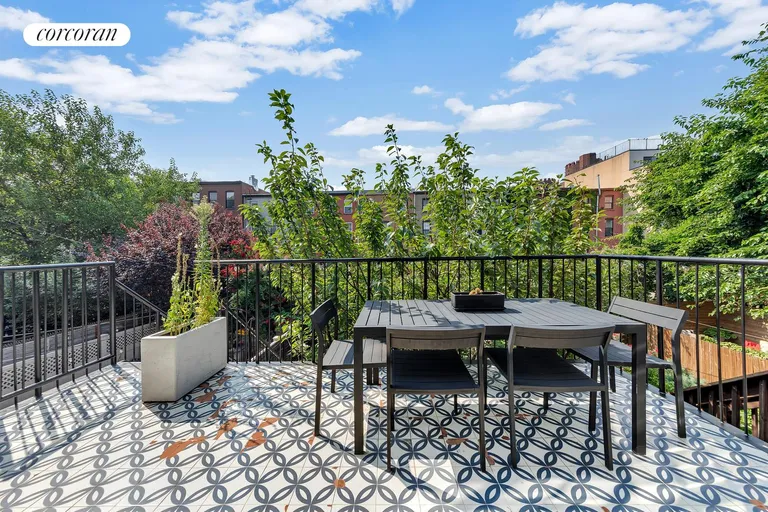 New York City Real Estate | View 508 Madison Street | Outdoor Deck | View 6