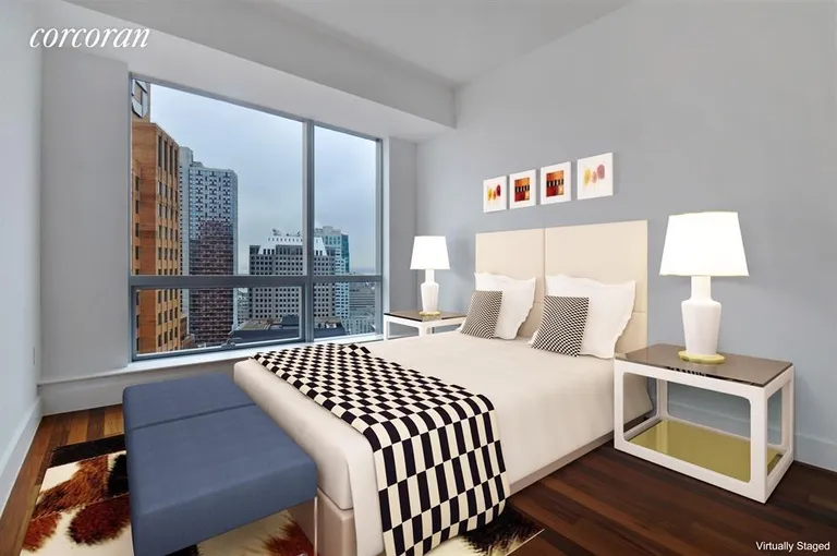 New York City Real Estate | View 150 Myrtle Avenue, 2905 | Master Bedroom | View 4